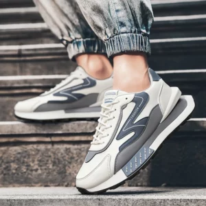 PARZVIAL New Brand Men Platform Sneakers Fashion Cushion Outdoor Jogging Forrest Gump Sneakers Athletic Trainers Male Sneakers - Image 4