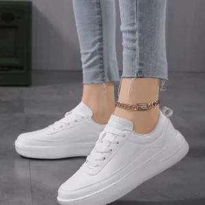 2024 New Lady Casual Shoes for women full White sneakers Woman soft Board Running Leisure Sports Footwear Walking Outdoor shoes - Image 1