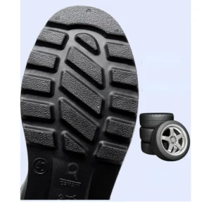 2023 Men's Tall Rain Boots Fashion Work Waterproof Protective Solid Color Rain Boots Men Outdoor Work Rubber Boots Platform Boot - Image 4