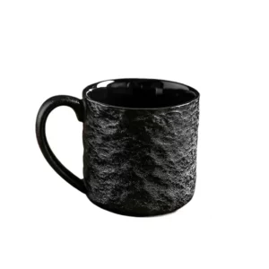 Creative Rock Ceramic Coffee Cup 330ml Couple Tea Cup Home Breakfast Milk Oatmeal Mug Office Mug Birthday Gift Home Decoration - Image 6