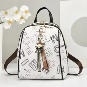 Women Backpack Fashion Anti-theft School Bag Designer Printing Leather Female Large Capacity Travel Shoulder Handbag women bags - Image 5