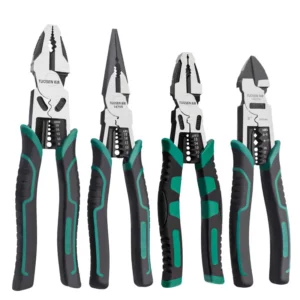 Deli 9 inch multi-function electrician pliers multi-function wire stripper pliers pointed nose pliers diagonal pliers hand tools - Image 6
