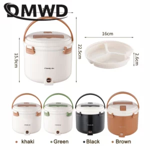 Multifunction Rice Cooker Electric Skillet Pot Cooking Pot Egg Omelette Frying Pan Hotpot Food Stew Cup Soup Heater Meal Steamer - Image 2