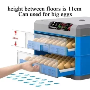 Fully Automatic Hatching Machine 176-500Capacity Egg Incubator 110V/220V/12V Chick Roller Automatic Temperature Humidity Control - Image 2