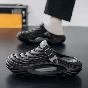 Men's Arch Support Clogs Garden Shoes Slip-on Outdoor Beach Slippers Sandals with Removable Comfort Cushion Footbed - Image 1