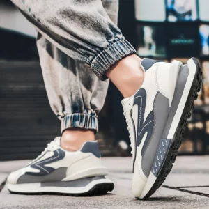 PARZVIAL New Brand Men Platform Sneakers Fashion Cushion Outdoor Jogging Forrest Gump Sneakers Athletic Trainers Male Sneakers - Image 3