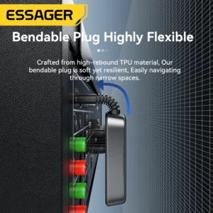 Essager Bluetooth 5.1 Audio Receiver Transmitter 3.5MM 3.5 AUX With Mic Stereo Music Wireless Adapter For PC TV Car Speakers - Image 4