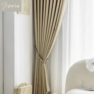Jacquard Luxury Curtains for Living Dining Room Bedroom American Modern High Quality Blackout Lace Window Curtain Tulle Custom - Image 4