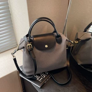 Fashion Commuting bag for women 2025 New Casual Canvas Crossbody Bag Small Handbag and Purse Ladies Hand-held Dumpling Bag - Image 4