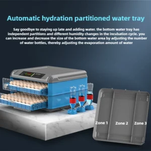 Fully Automatic Hatching Machine 176-500Capacity Egg Incubator 110V/220V/12V Chick Roller Automatic Temperature Humidity Control - Image 5