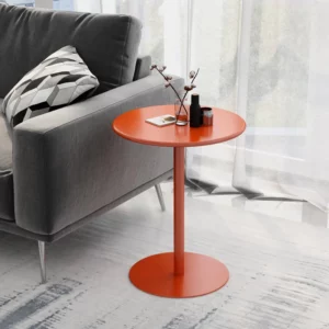 IHOME Bedside Table Small Round Table Nordic Small Coffee Table Simple Modern Mini Bedroom Living Room Sofa Corner Several New - Image 4