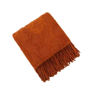 American Thread Blanket Solid Color Sofa Cover Knit Bedspread Office Nap Blanket Throw Cozy Warm Travel Shawl For Adults - Image 5