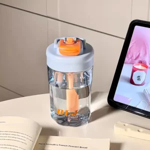 550/700ml Cute Water Bottle Sport Tumbler For Girls Kids Plastic Aesthetic Ice Hot Coffee Tea Juice Cup School Drinking Bottle - Image 6