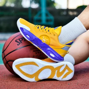 All City 12 Basketball Shoes Men Brand Designer Sports Training Shoes Outdoor Sneakers Men Mesh Wear Resistant Non-slip Lace-up - Image 4