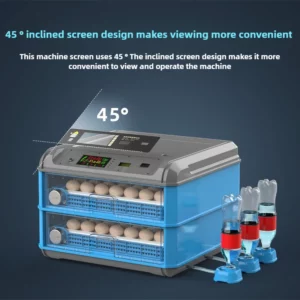 Fully Automatic Hatching Machine 176-500Capacity Egg Incubator 110V/220V/12V Chick Roller Automatic Temperature Humidity Control - Image 3