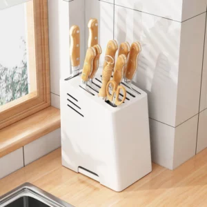 Multifunctional Household Knife Stand Square Kitchen Knife Holder Kitchen AccessoriesKitchen Countertop Storage Box Gadget - Image 3