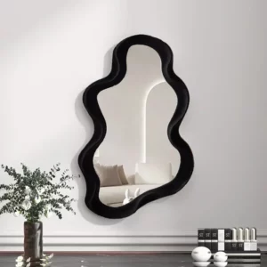 Minimalist Cloud Shaped Desktop Dressing Mirror French Simple Wall Hanging Bathroom Irregular Makeup Decorative Girl Mirror - Image 2