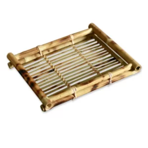 Japanese Bamboo Dessert Plate Southeast Asian Characteristic Tableware Roast Roast Squab Plate Hot Pot Creative Snack Plate - Image 5