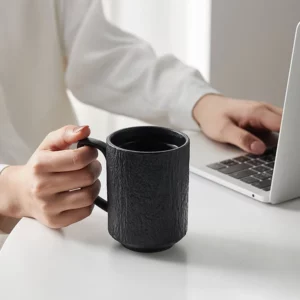 MeyJig Ceramic Mug Coffee Cup Home Milk Tea Breakfast Drinkware Gifts Mug 350ml - Image 4