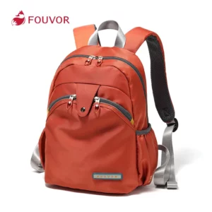 Fouvor Casual Sport Backpack Women 2025 Fashion Nylon Waterproof Travel Laptop Backpack Large Canvas Student School Bags 2587-23 - Image 3