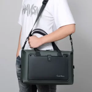 Casual Fashion Travel Totes Men Hand Bag Single Shoulder Men Handbag Large Capacity Business Crossbody Bag Male Top-Handle Bags - Image 2