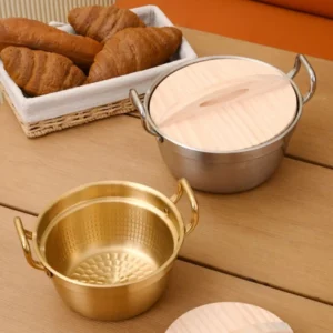 Korean Ramen Noodle Pot Double Handle Household Ramen Pot Ramen Bowls Kitchen Cooking Tools Kitchen Supply - Image 5