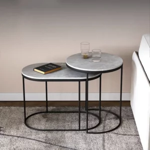 Aesthetic Nordic Luxury Coffee Tables Living Room Modern Nesting Floor Table Design Corner Stoliki Do Kawy Furniture For Home - Image 2