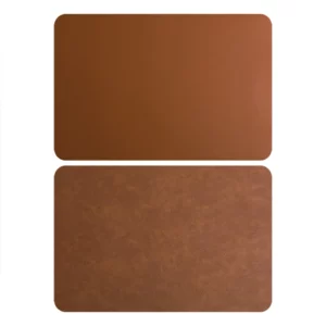 Home Kitchen Heat Resistant Leather Placemats Cafe bar Cleaning Wipeable Washable Place Mat Indoor Outdoor Mats & Pads - Image 6