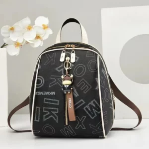 Women Backpack Fashion Anti-theft School Bag Designer Printing Leather Female Large Capacity Travel Shoulder Handbag women bags - Image 6