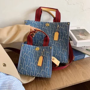 Canvas Tote Shopping Bag New Versatile Shoulder Crossbody Bags Printed Letters Large Capacity Women's Handbags Travel Storage - Image 2