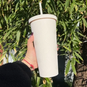 Double -layer plastic cup creative fashion American plastic cactus cup matte surface large capacity double -layer durian cup - Image 4