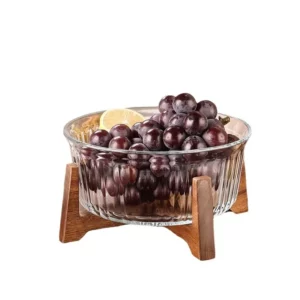 Large Household Glass Storage Jar Living Room Coffee Table and Fruit Platter New Chinese Candy Plate and Snack Plate - Image 6