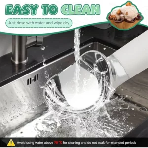 Electric Heated Ice Cream Scoop, Rechargeable Scooper For Hard Icecream, Self Heated Spoon Rust-proof Metal Easy Clear Gadgets - Image 4