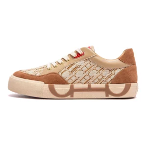 Deluxe Brand Women's Shoes Flat Casual Shoes Letter Printed Breathable Fabric Comfortable Fashion Sneakers - Image 4