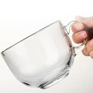 Amber Heat-resistant Transparent Glass Breakfast Oat Cup Large Capacity Water Cup High Appearance Cup Household Coffee Cups - Image 6