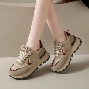 New Fashion Women's Vulcanized Shoes Wear-Resistant Casual Cushioning Sports Shoes Women Low-top Non-Slip Outdoor Running Shoes - Image 6