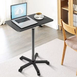 Movable Lifting Small Table Pulley Small Sofa Bedside Table Standing Upright Laptop Desk Office Desk Versatile - Image 2
