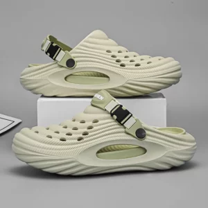 Men's Arch Support Clogs Garden Shoes Slip-on Outdoor Beach Slippers Sandals with Removable Comfort Cushion Footbed - Image 5