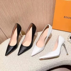 New White Super High Stiletto Heels Pumps Women Office Pointed Toe Thin Heel Party Shoes Woman High Heel Work Dress Shoes - Image 2