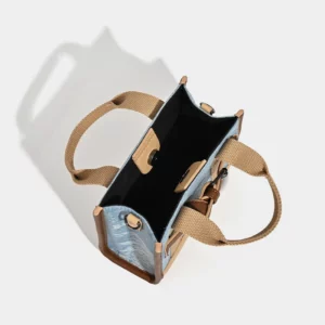 Luxury Designer Bag Tote Women Handbags Letter Shoulder Brands Soft PU Shopper Purses Spliced Color contrast Crossbody Bags - Image 3