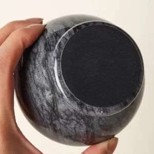 AhunderJiaz Light Luxury Natural Marble Garlic Pounder Creative Manual Grinder Pepper Powder Mash Jar Kitchen Bar Utensils Set - Image 5