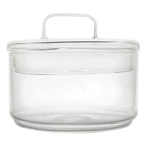 Ins Glass Bowl with Lid 430ml Transparent Storage Bowl Fruit Dry Food Salad Dessert Container Glass Can - Image 6
