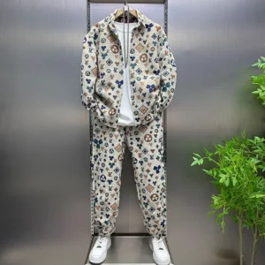 Men's casual suit trendy lapel jacket leggings spring new suit - Image 4