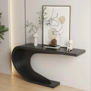 Entry Table Console Living Room Stainless Steel Modern Furniture Design Marble Centre Console Table with Marble Top Mirror - Image 5