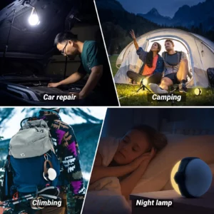 1000LM Rechargeable Emergency LED Camping Lantern Tent Lights for Camping Hanging IPX5 Waterproof Light Stepless Dimming light - Image 5