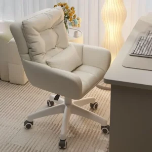 Comfortable Sedentary Home Study Chair Dormitory Desk Girls' Bedroom Makeup Chair Office Lift Swivel Chair - Image 2