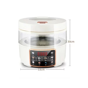 Intelligent Rice Cooker 2L Visual Glass Multi Cooker Household Portable Panela Elétrica De Arroz Multifunctional Rice Cooker - Image 6