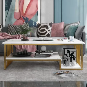 Italian Coffee Table Minimalist Square Nordic Tea Side Table Living Room Furniture Home Hotel Decor Modern Center Tables - Image 6