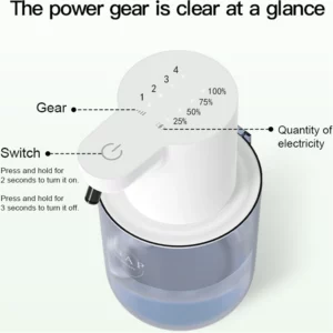 Multifunctional Automatic Sensor Foam Dispenser 4 Gears Intelligent Inductive Liquid Soap Distributor Touchless Auto Hand Washer - Image 4