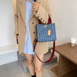 Canvas Tote Shopping Bag New Versatile Shoulder Crossbody Bags Printed Letters Large Capacity Women's Handbags Travel Storage - Image 6